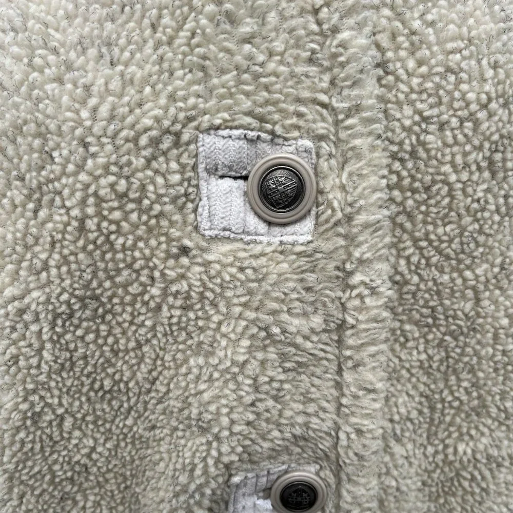Vintage Y2K New York Sherpa Fleece Jacket Coat Alpine Embroidered Western Winter